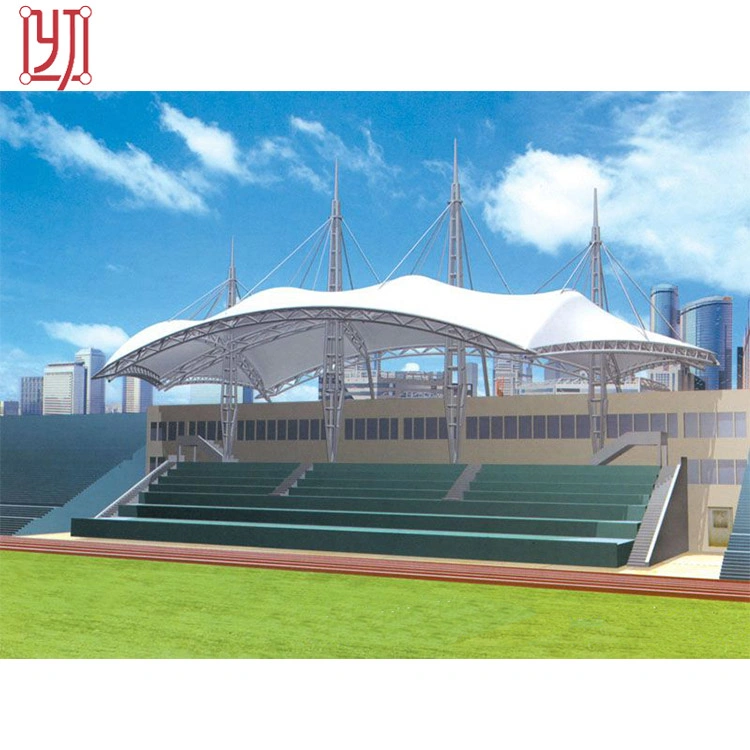 Steel Structure Sport Stand Sun Shade Membrane Structure Tent