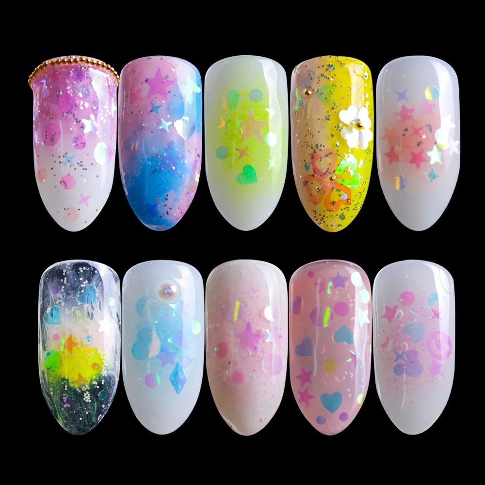 Manufactory New Color Sequins Nail Art Glitter Flakes