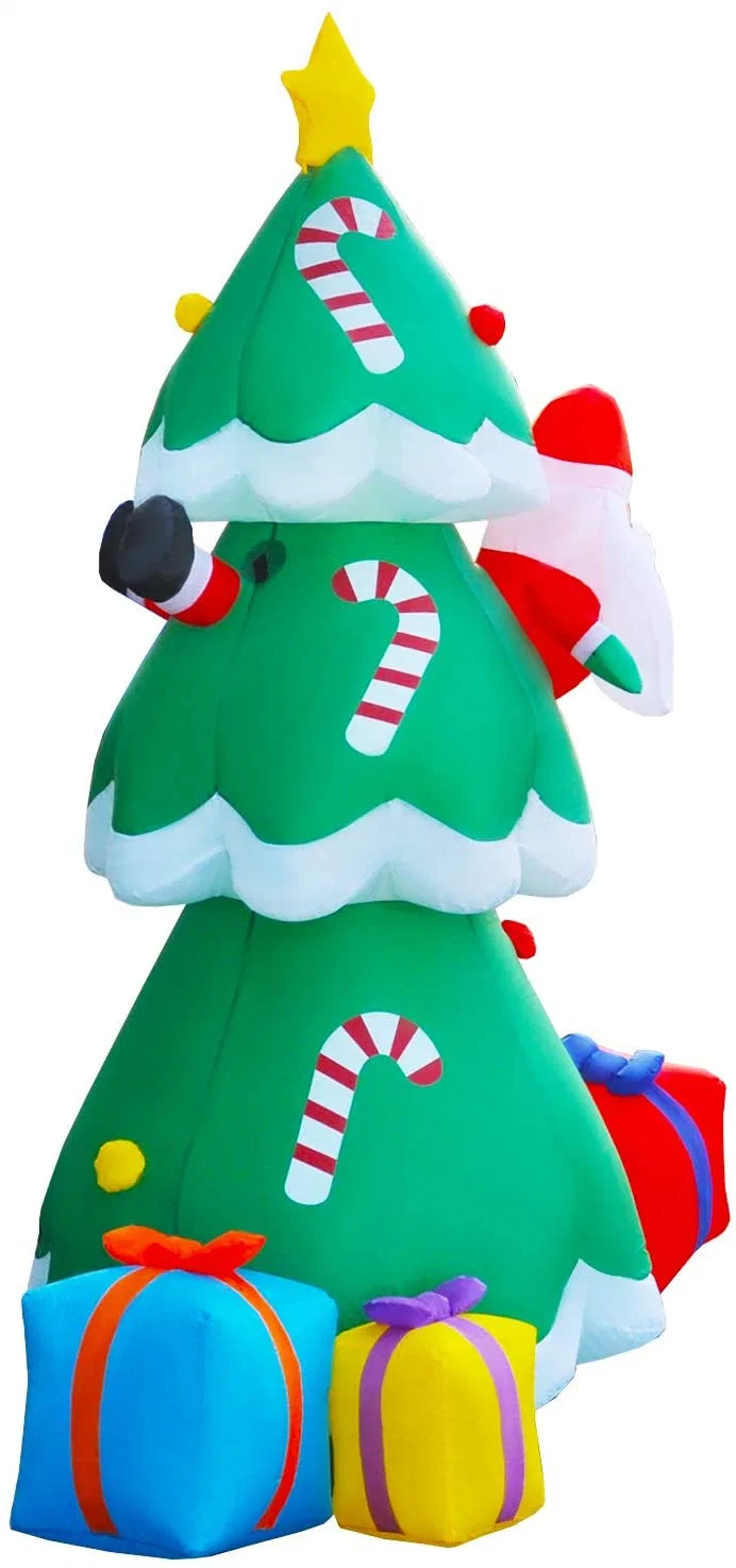 Christmas Outdoor Inflatables Decoration 7FT Inflatable Christmas Tree for Garden