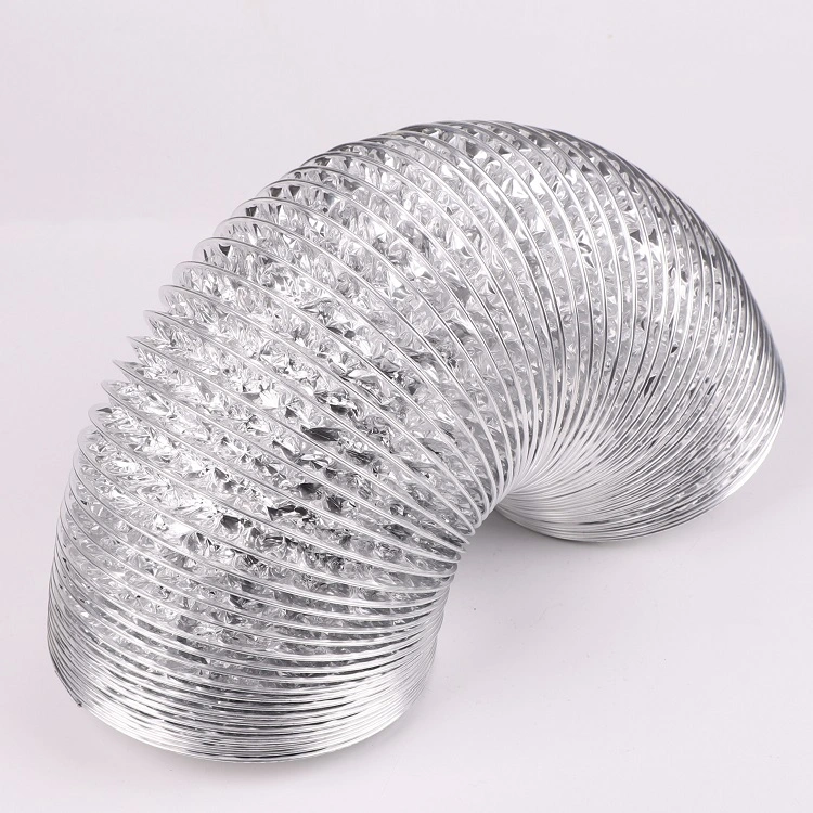 100-315mm SAA Aluminum Flexible Duct Air Condition Semi Rigid Flexible Duct