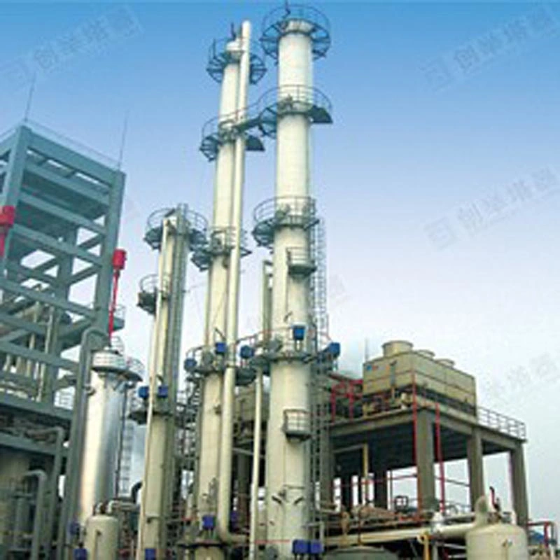 Projet OEM Évaporateur de colonne de distillation de tour d'absorbeur en acier inoxydable, titane et Hastelloy