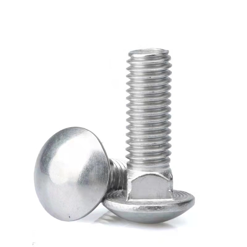 8.8 / 10.9 /12.9 Grade Carbon Steel Blue White Zinc Plated DIN 603 Carriage Bolt