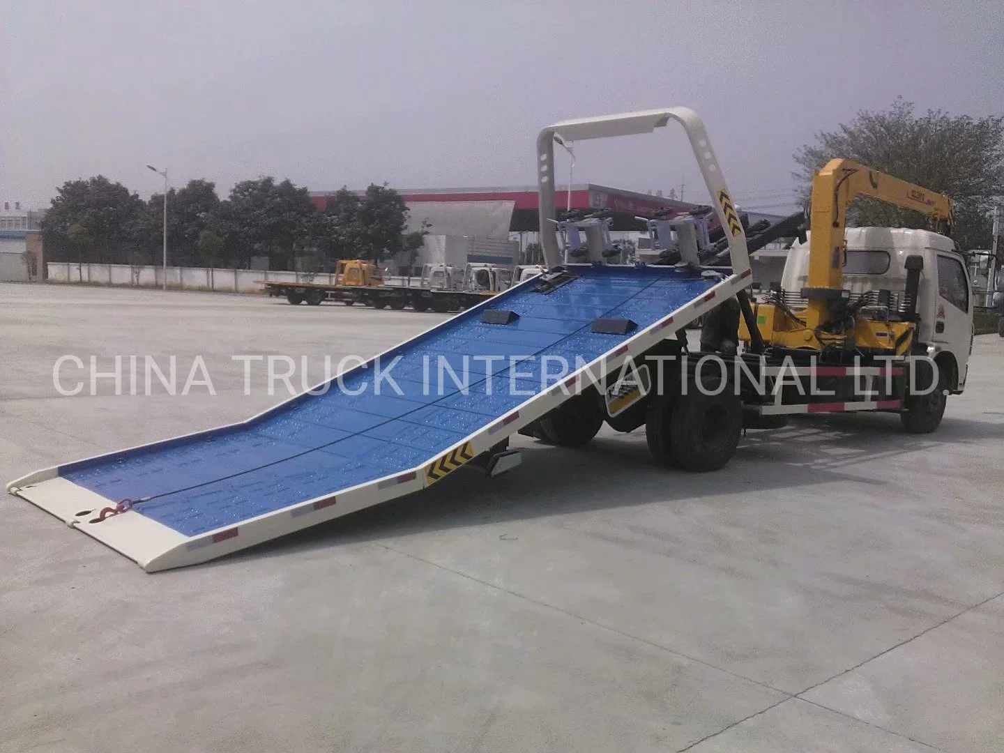 4X2 Wrecker Vehicle Capacity 5tons Road Platform Wrecker Truck