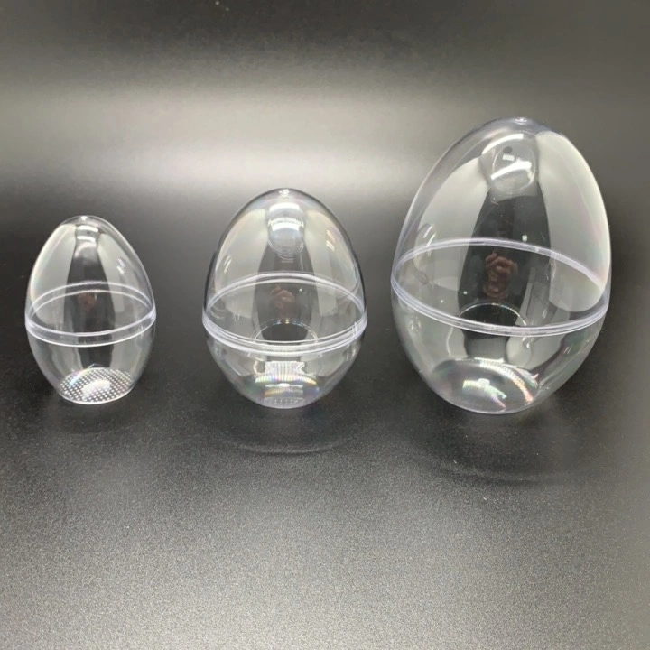 Factory Sale Party Supplier 50*80mm Clear Stand Egg for Crafts Packaging