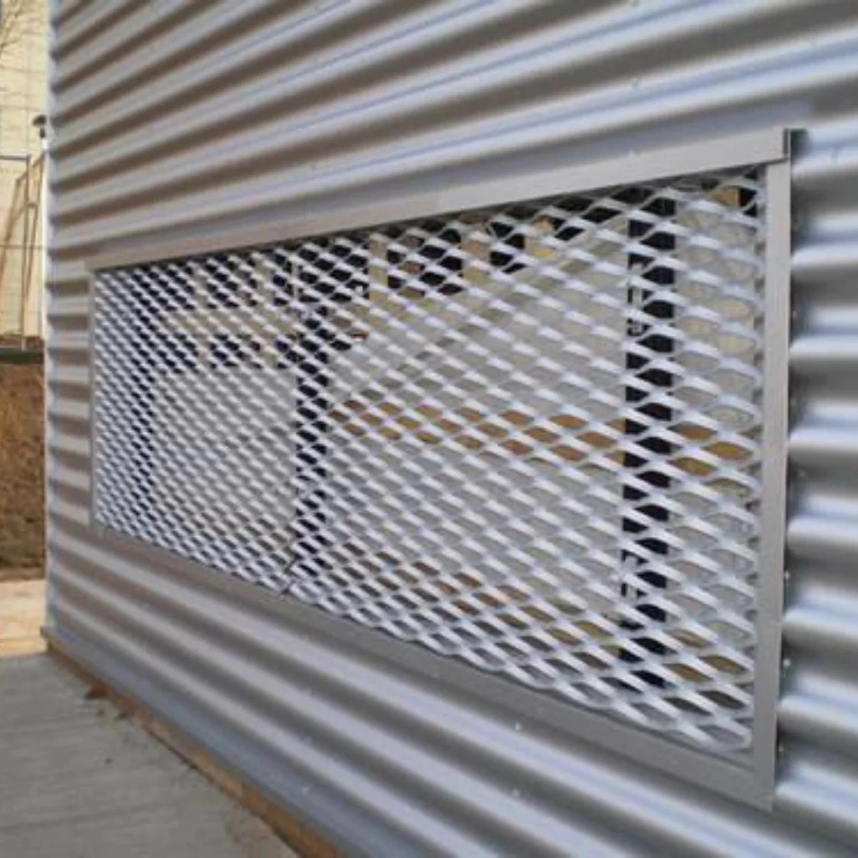 Silver Aluminum Metal Expanded Metal Mesh