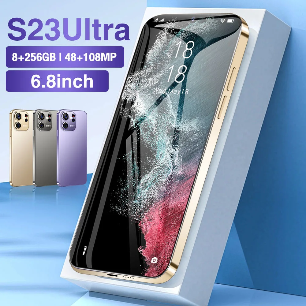 Wholesale/Supplier S23 Ultra Mobile Phone 16GB+1tb Large Memory Smartphone Face Unlock 4G 5g Gaming Cellphone