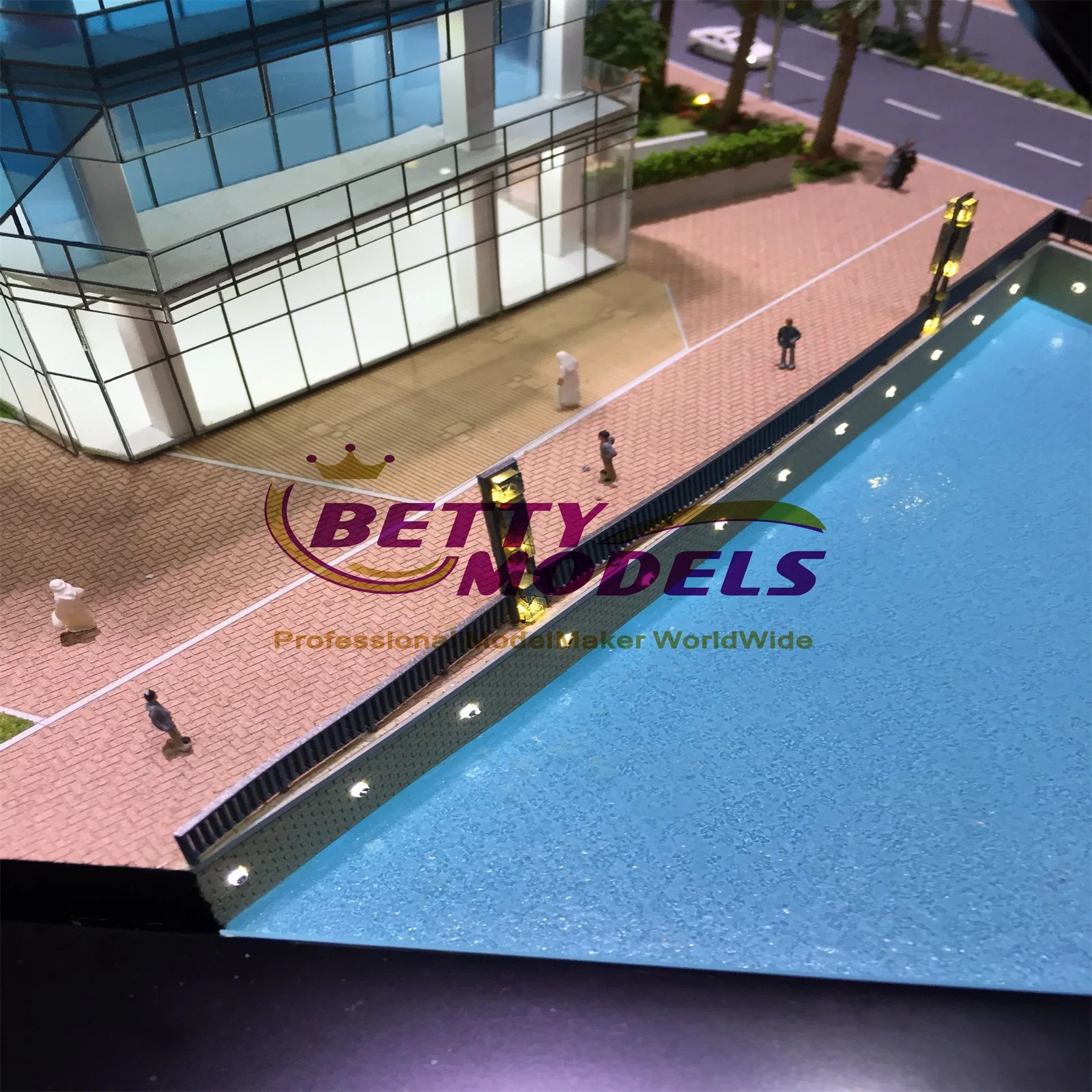 Commercial Building Scale Model Making shopping Mall Architectural Physical Model