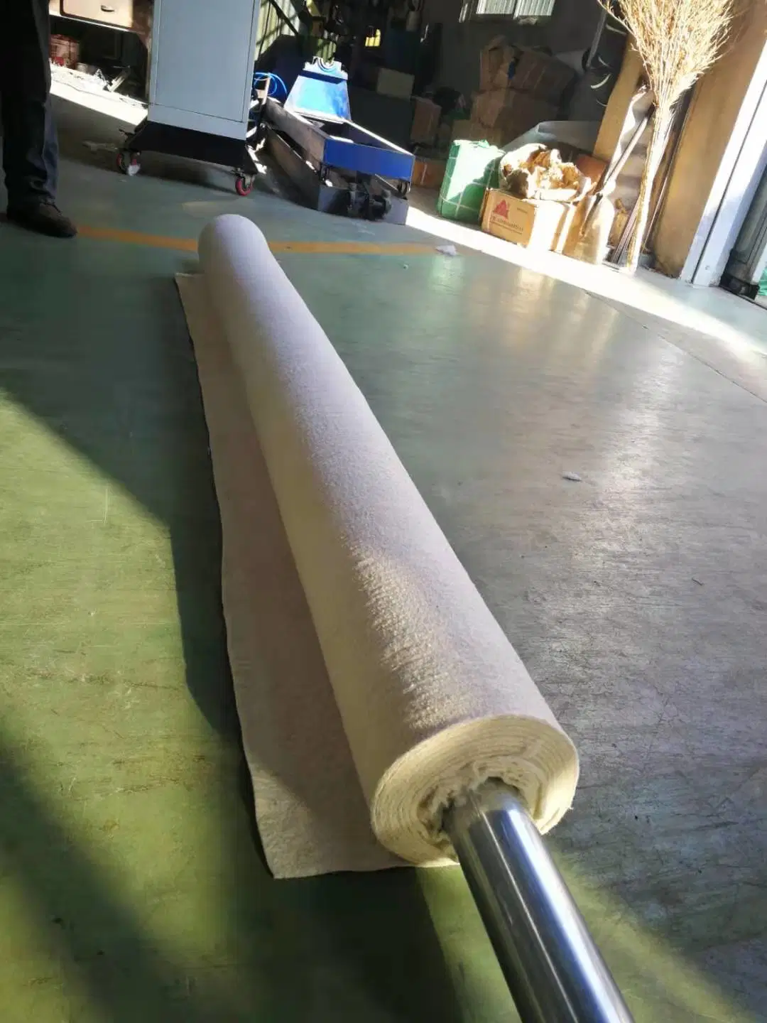 Geotextile Nonwoven Fabric Línea de producción para perforación de aguja de&#160;hacer sentir