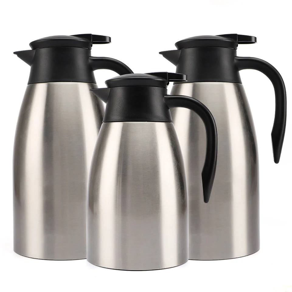 Chinese Products Kettle Stainless Steel Vacuum Kitchen Thermal Coffee Tea Pot with Handle