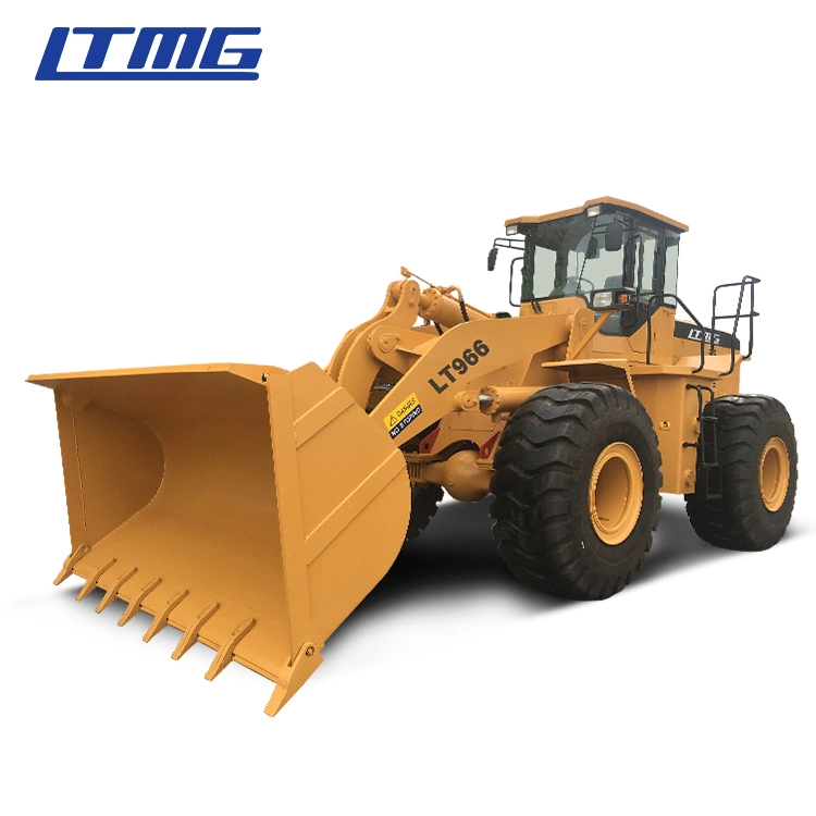 Ltmg Equipo de construcción cargadora frontal Grande 6 rueda de Tonel Pala cargadora con motor americano