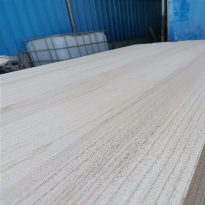 Natural Color Paulownia Timber Edge Glue Paulownia Wood Board