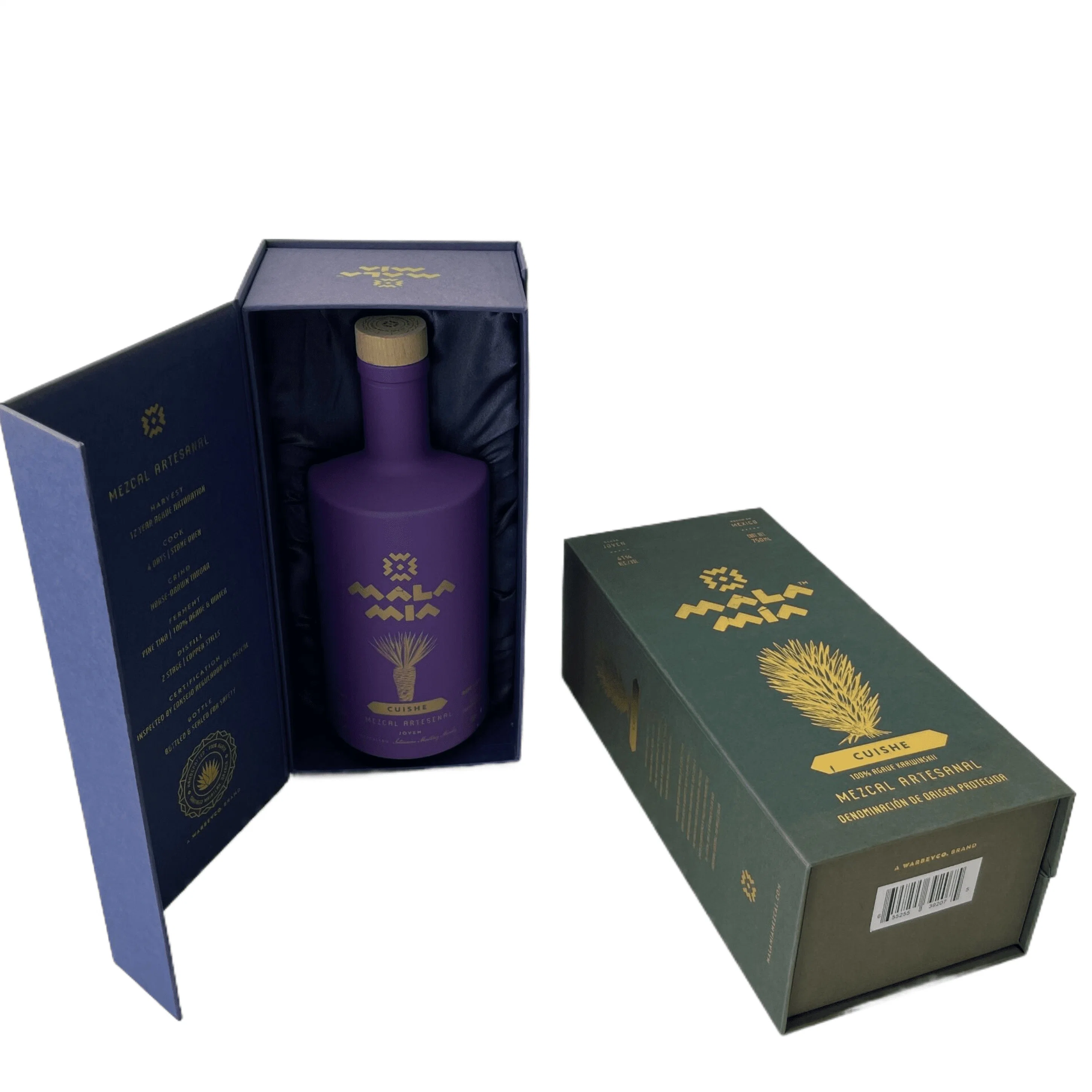 Luxury Custom Logo Cardboard vino de una sola copa de vino envase botella de vino Caja de regalo