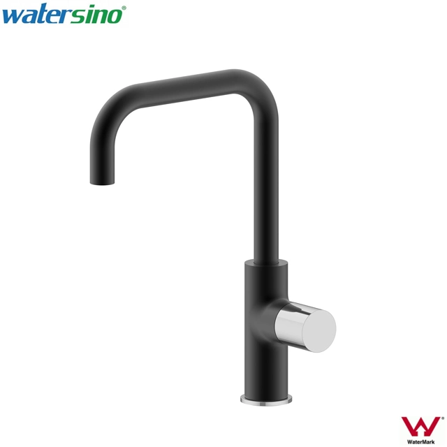 Watermark Sanitary Ware Chrome Brass Circular Kitchen Mixer Tap