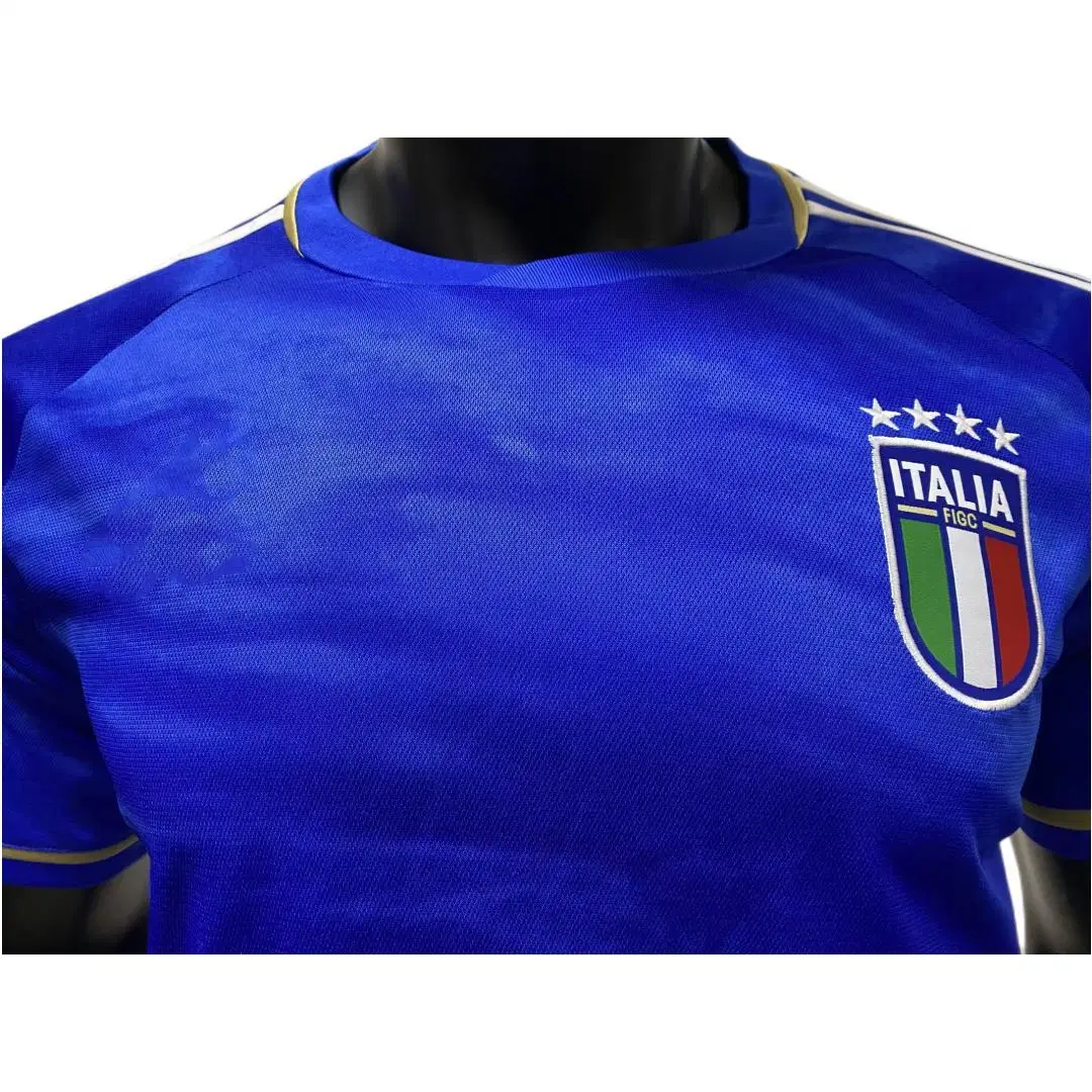 New 23/24 Home of Italy Football Jersey Top Thai Version Soccer Jerseys Quick Dry Breathable