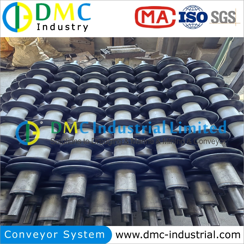 Long Life Return Rubber Rerurn Steel Roller for Conveyor