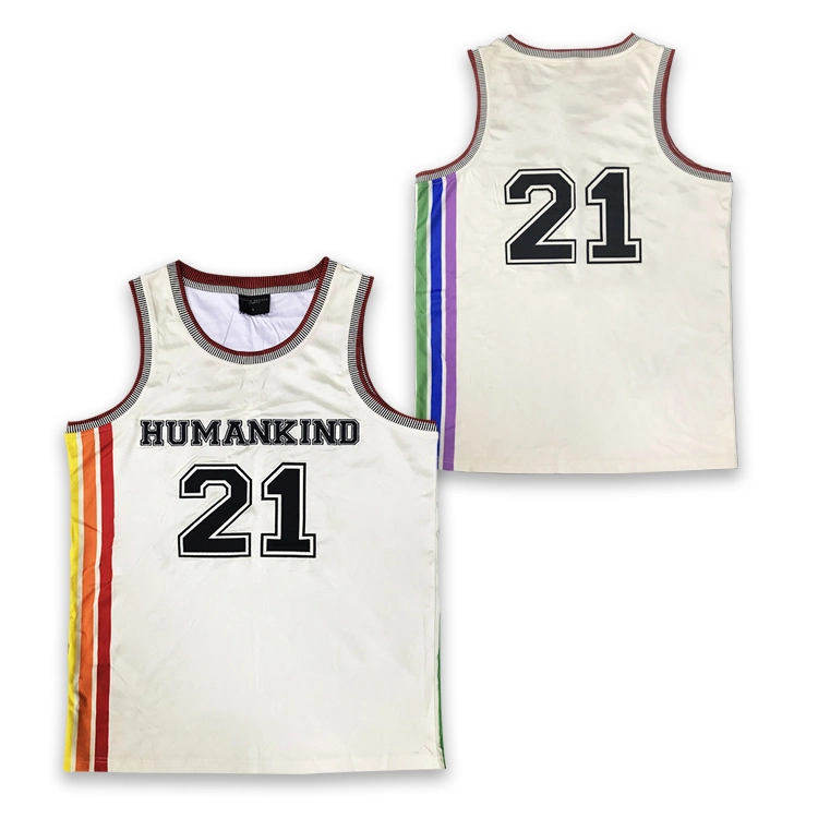 Cheap Wholesale/Supplier Sublimation Basketball Vest Custom Latest Design Reversible Basketball Jersey