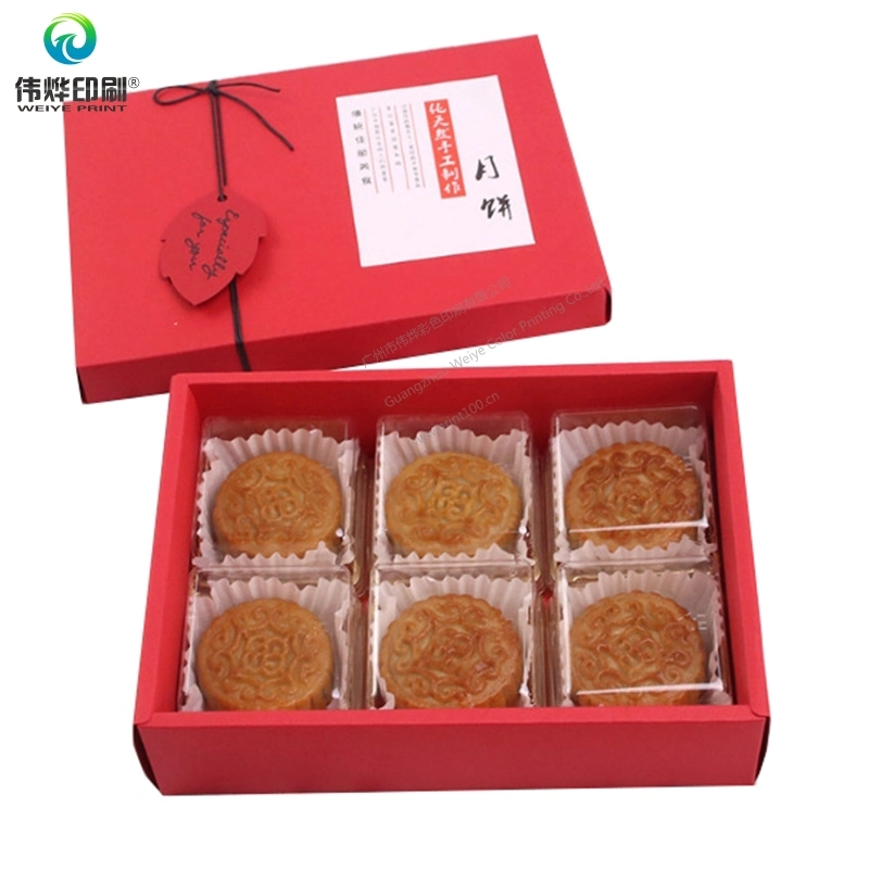 Custom Printing Moon Cake Food Card Paper Gift Packaging Box