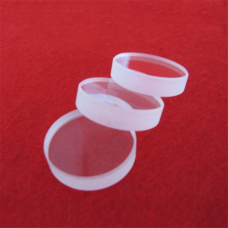 Jgs1 Jgs2 High UV Transmission Customize Optical Clear Fused Silica Discs Transparent Quartz Glass Lenses