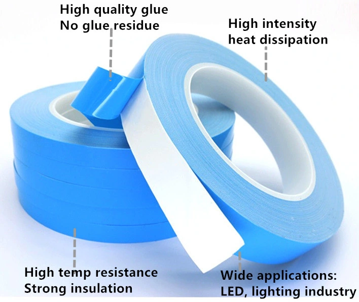 La sublimación de color azul de cinta térmica cinta de transferencia de calor Pulse para sublimación vacía la transferencia de calor