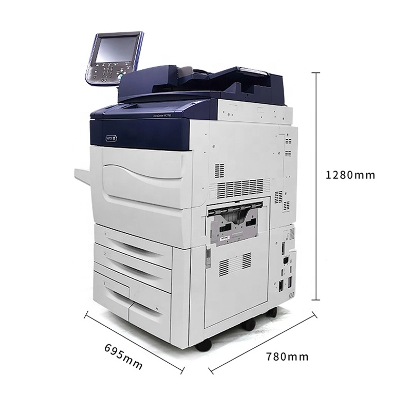 Utilisé copieurs laser couleur utilisé rénové A3 Office pour l'imprimante Xerox C70 C60 Imprimante multifonction 570 A4