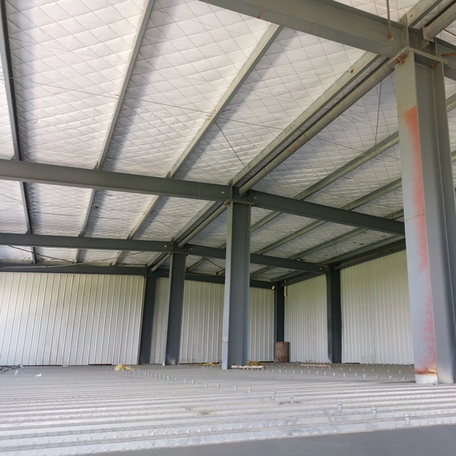 Estructura de acero de alta resistencia en forma de H proyecto de construcción prefabricado para Taller de almacén industrial