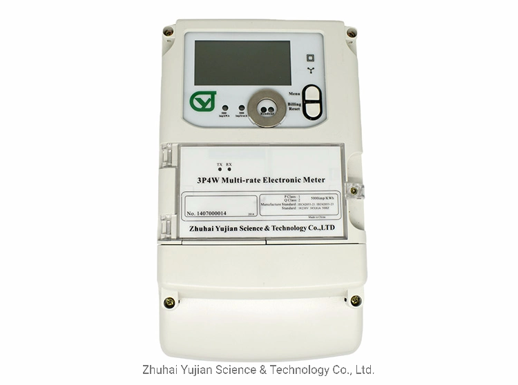 Three Phase Four Wires 3p4w Multi-Rate Energy Meter Accuracy Class2.0