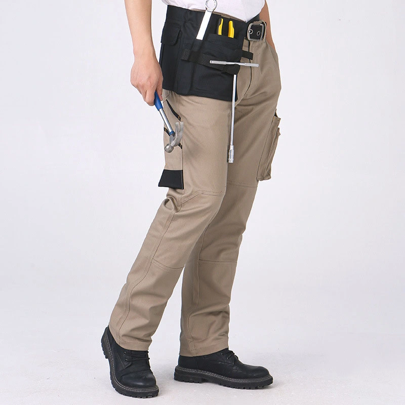 97% Cotton Cargo Jogger Pants Special Customized Logo Multi-Pocket Fuctional Cargo Pants