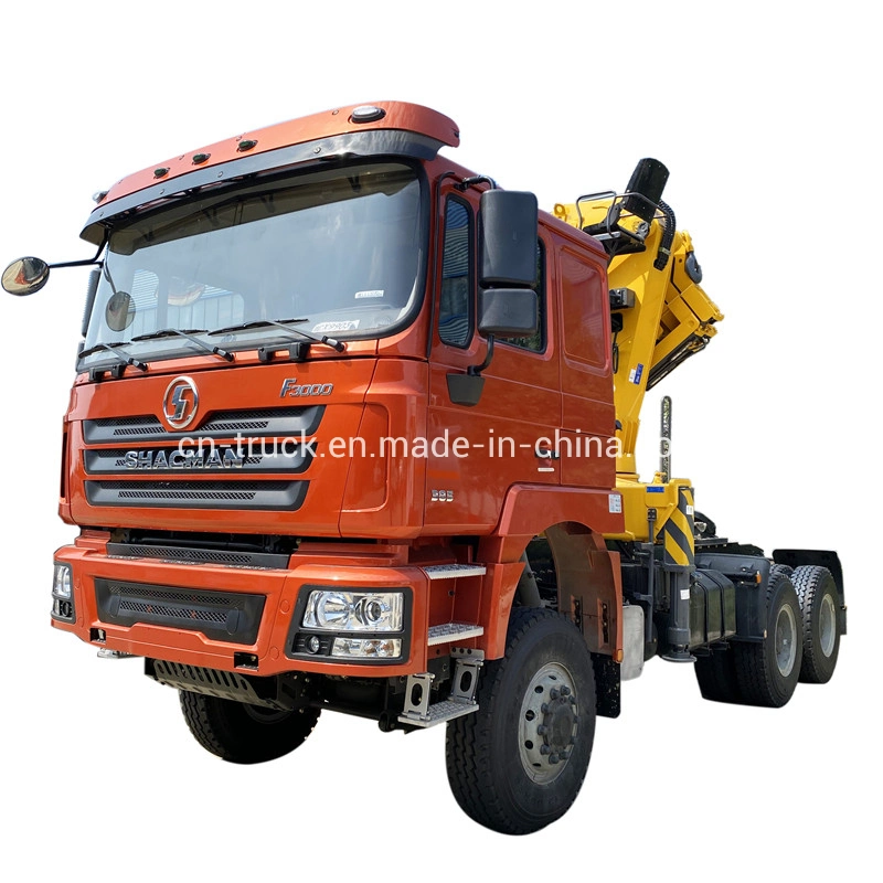 Shacman Low Price Full Drive 12ton 14ton 16ton 20ton Crane Mounted Tractor Head Truck