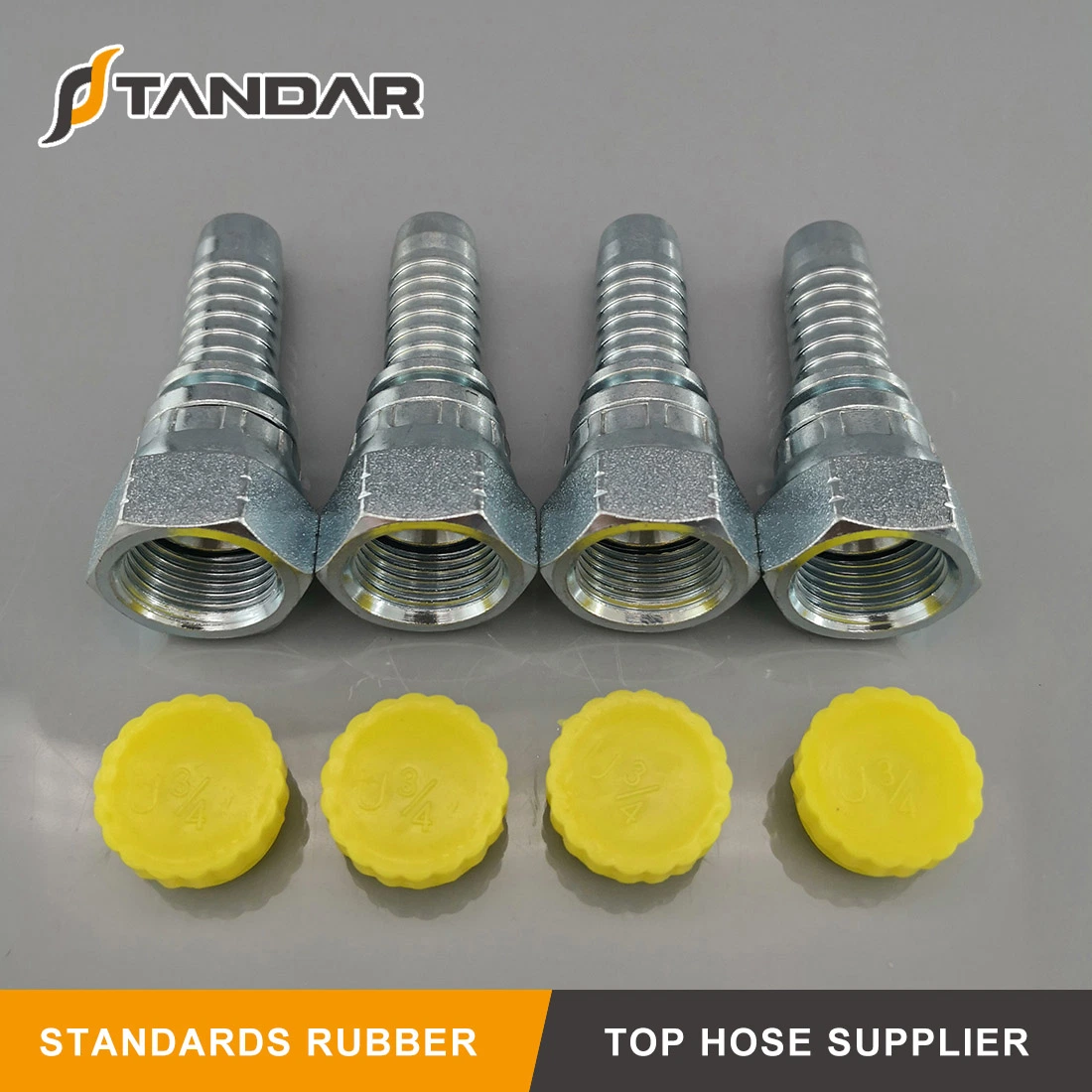 Galvanized Hydraulic Rubber Wire Spiral Oil Hose Fitting