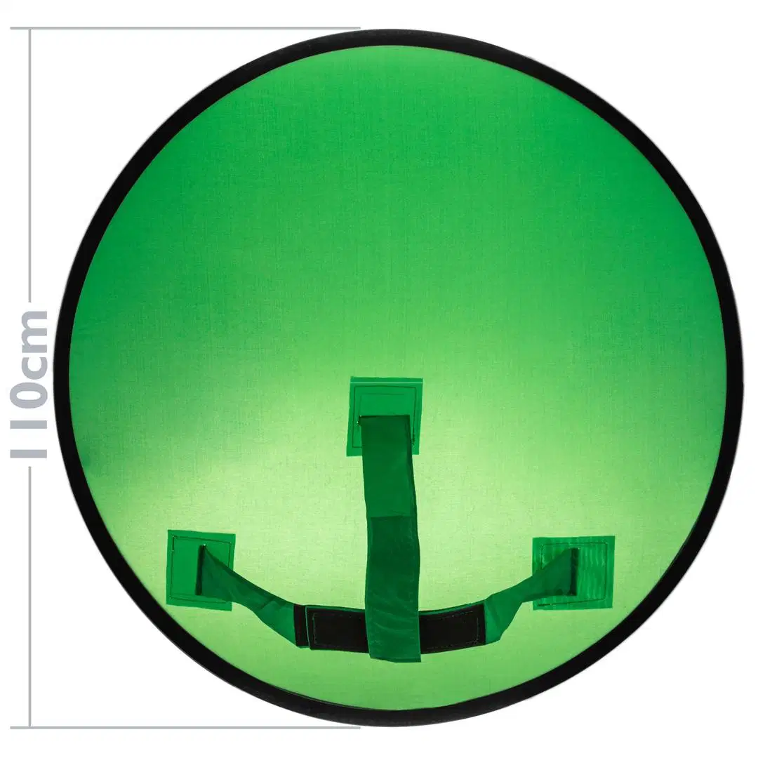 Chroma Green Screen Circular Portable for Chair Head and Backrest 110cm