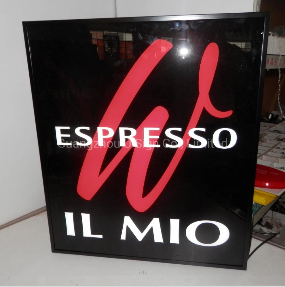 Beautiful LED Sign Advertising Board OEM Vacuum Forming Light Box