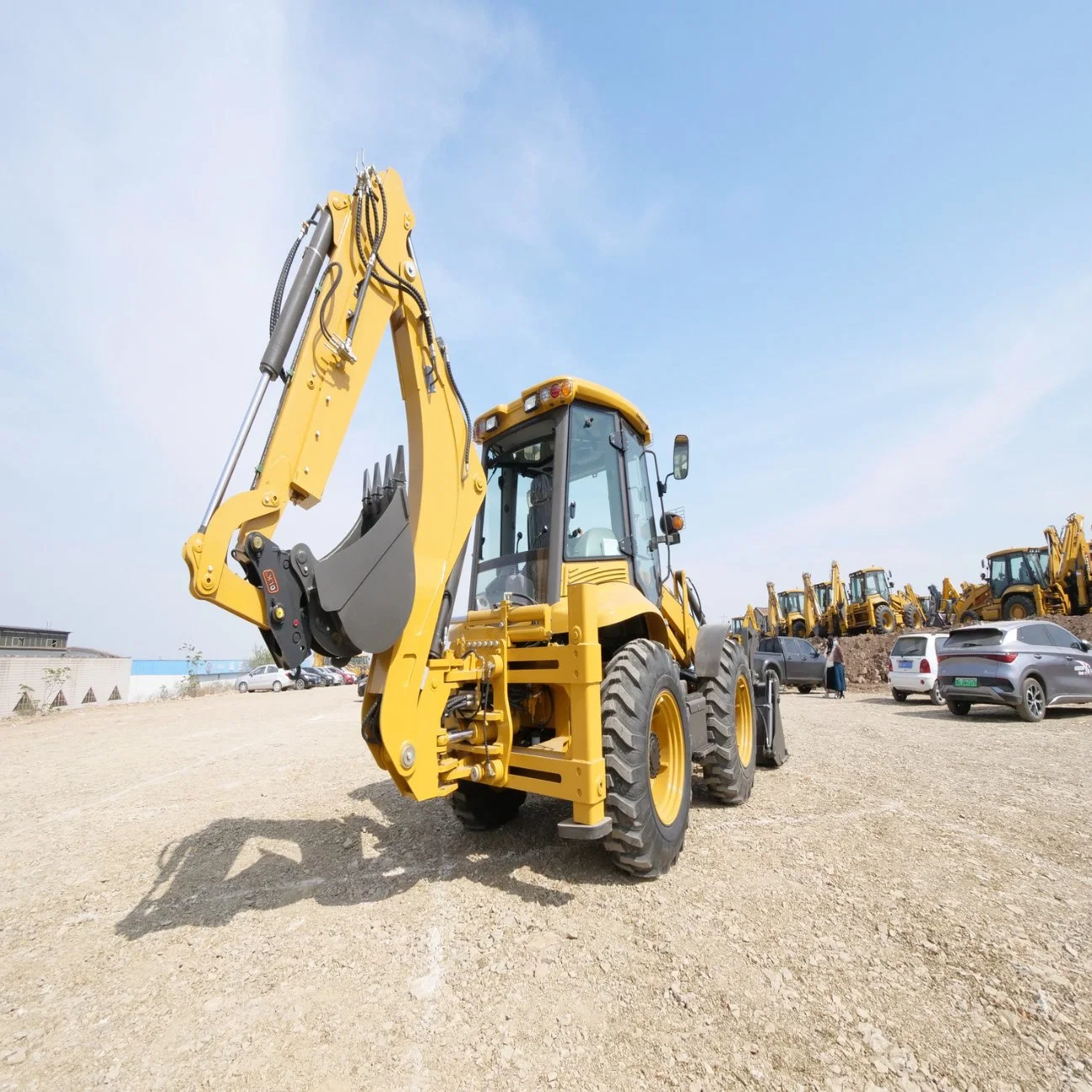 Hot Repurchased Backhoe and Wheel Loader From Factory