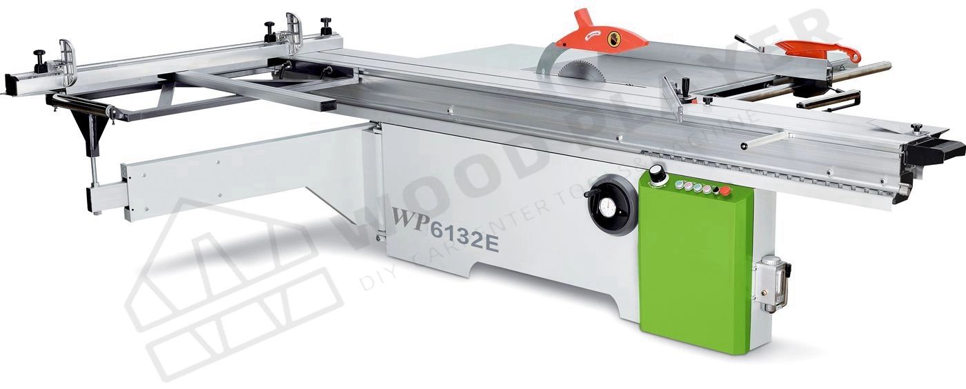 Wp Wood Cutting Sliding Table Panel Saw Machine Wood Based Panels Machinery Cutting MDF Board Precise Horizontal Sliding Table Saw Furniture Machine