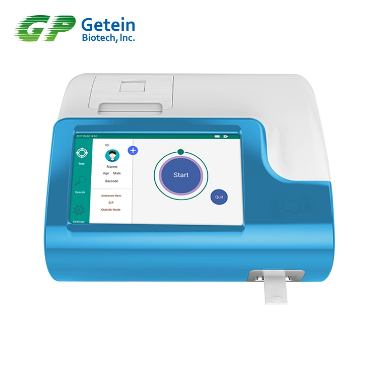 Getein 1100 Hba1c/T3/T4 y TSH Poct Analyzer El analizador de Inmunofluorescencia