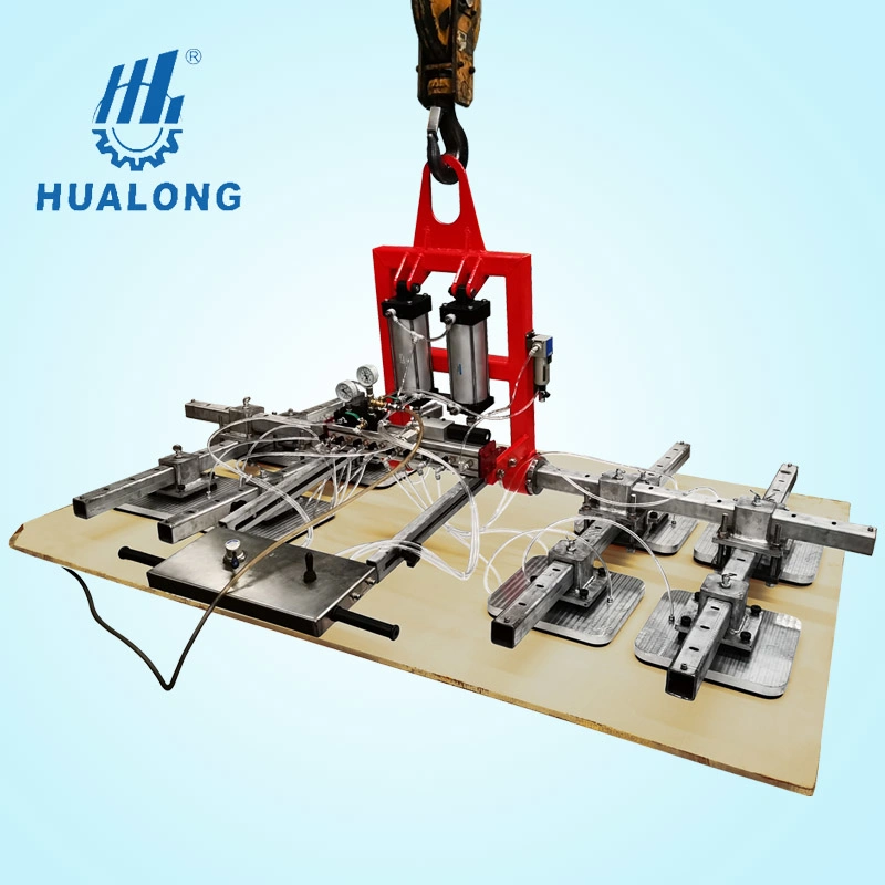 Hualong Machinery Hlsl-1000 Air Powered Granite Stone Slab Suction Cup Material Handling Vacuum Lifter Pneumatic Lifting Device