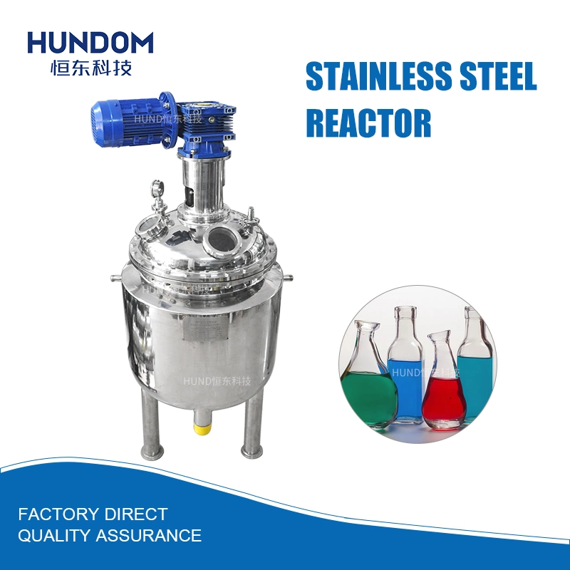 Stainless Steel Electric Heating Reactor Chemical Industrial Bio Emulsifying Tank Mixing Reaction Kettle