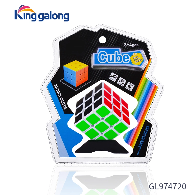 New Products Frosted Sticker 3rd Order Magic Cube (with screw spring) Educational Toys Gift Toys