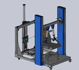 Automatische Büroausstattung Bürostuhl Rückenlehne Tester