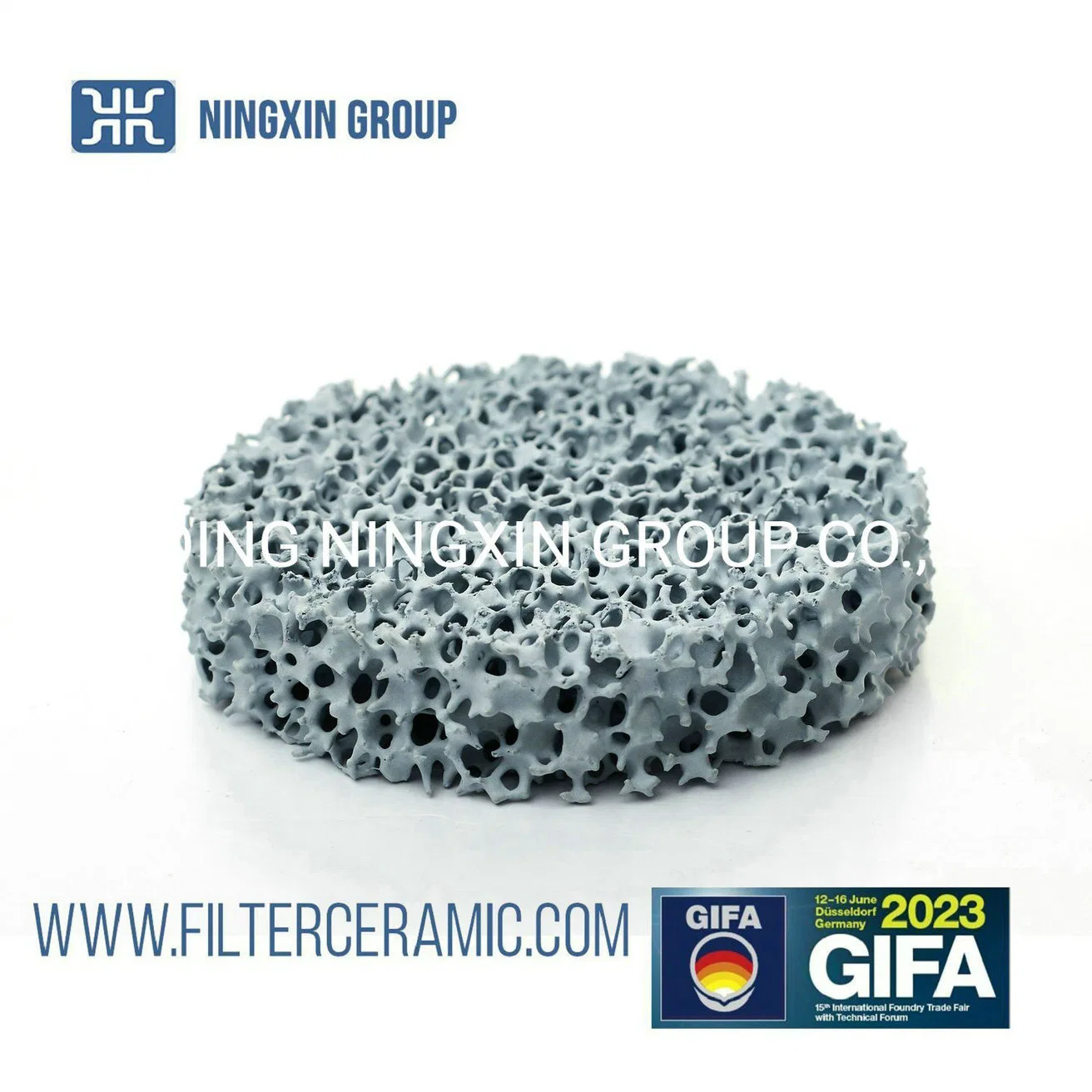 4 Kinds of Silicon Carbide Foam Filter 10 Ppi 20ppi 30ppi