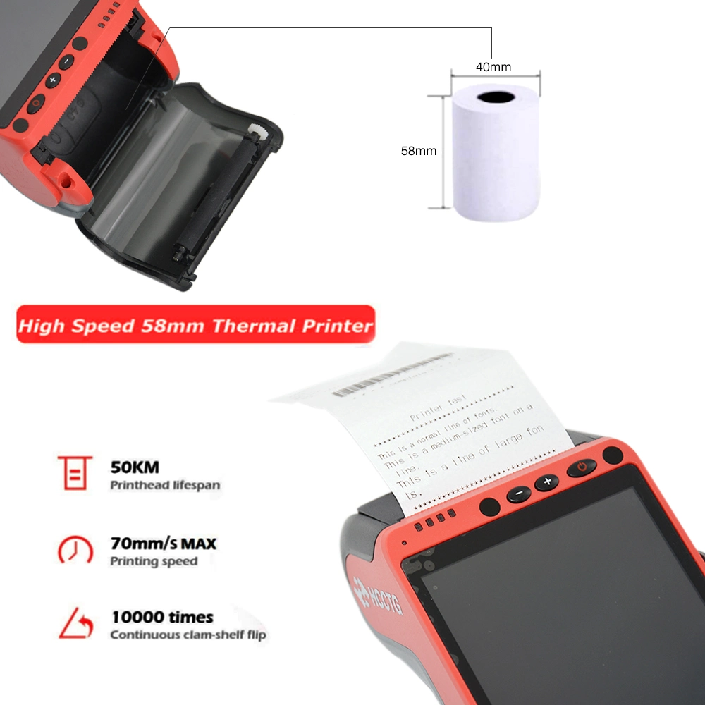 EMV+PCI Handheld Biometric Fingerprint Android POS Terminal (HCC-Z100)