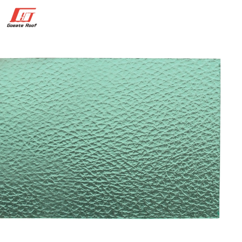 UV Plastic Polycarbonate Embossed Sheet for Stage Polycarbonate Sliding Door PC Diamond Sheet