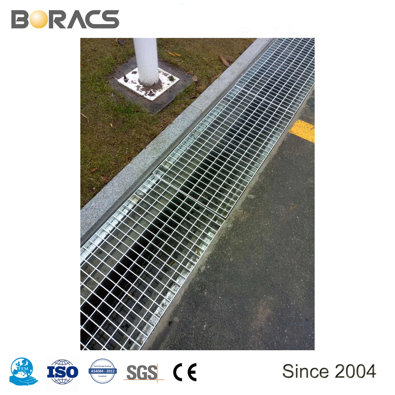 Steel Bar Grating, Heavy Duty Galvanized Steel Grating, Press Walkway Platform Lock Steel Grating