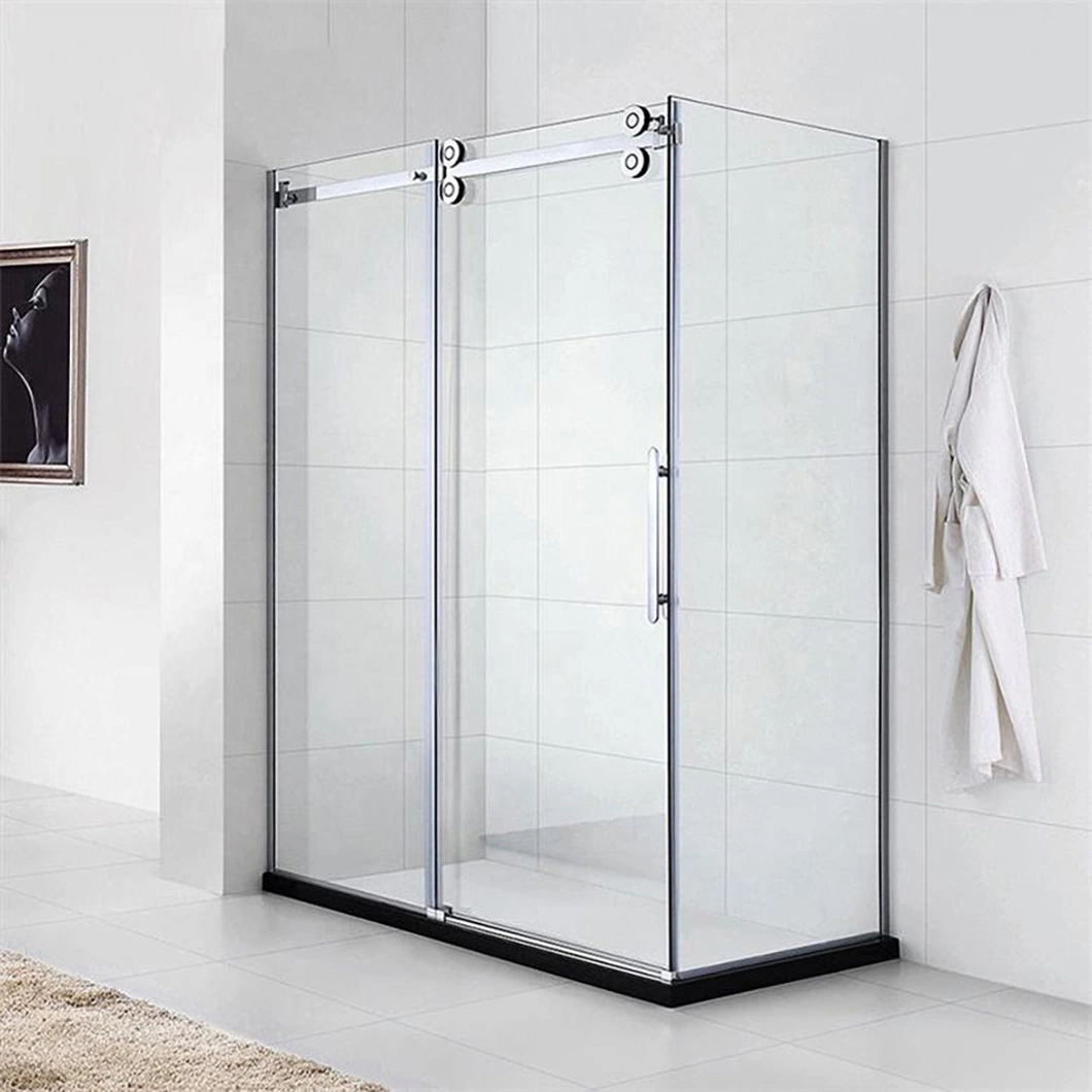 Qian Yan Corner Shower Room China Ultra Luxury Chrome Shower Cubicles Factory OEM Custom Practical Luxury Bath 304 Material Shower Enclosure