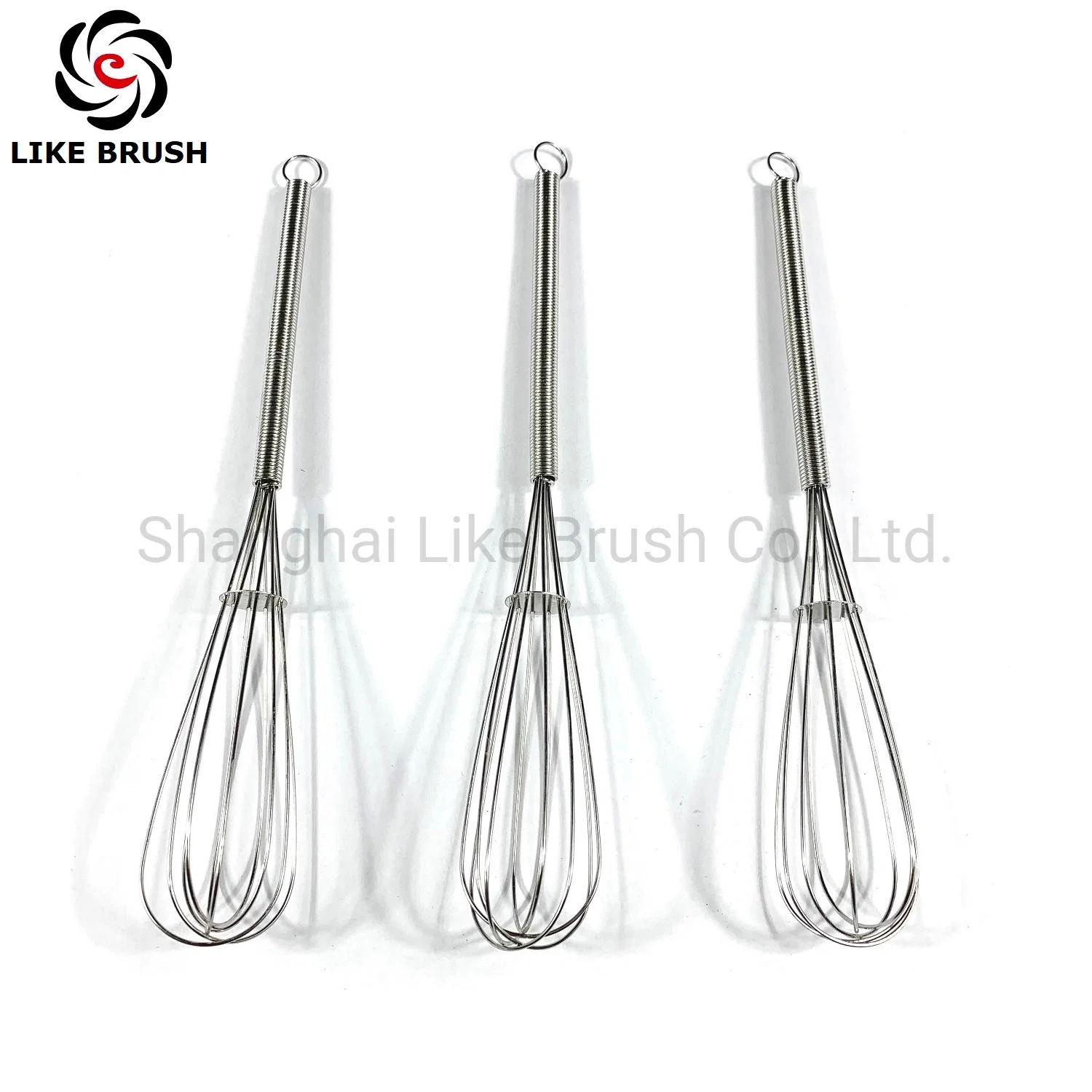 Kitchen Baking Tools Manual Stainless Steel Handle Egg Beater