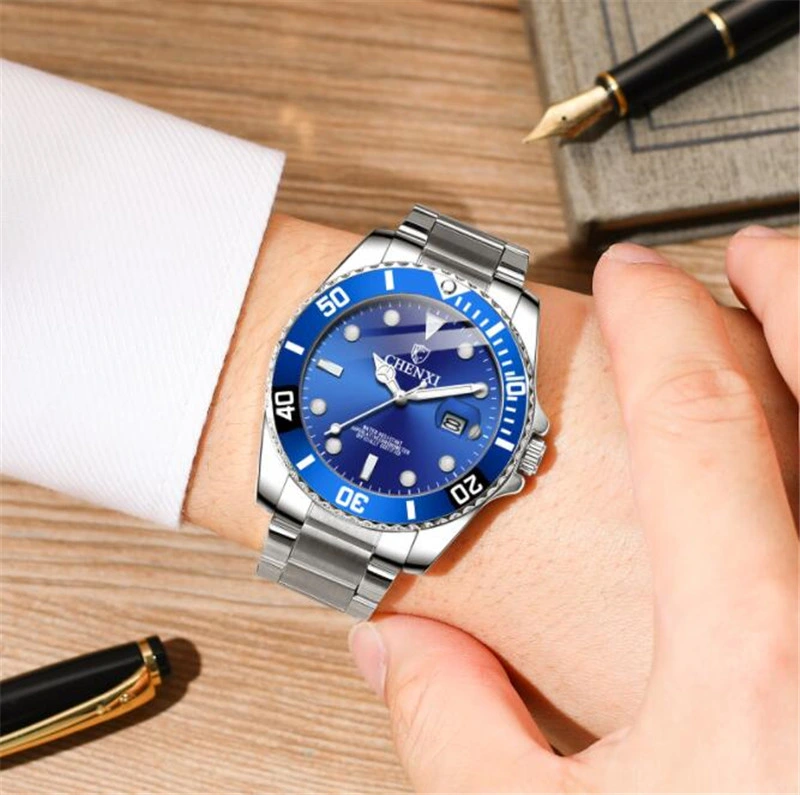 Top Brand Luxury Watch Fashion Casual Quartz Wristwatch Full Steel Unisex Waterproof Watch