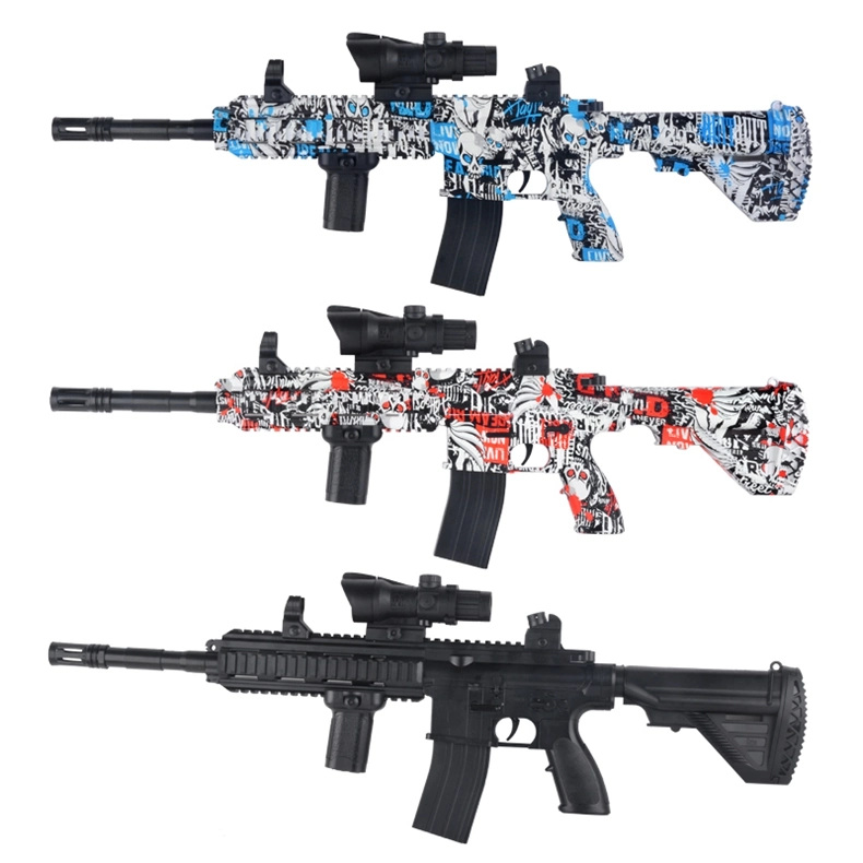 Mehrere Stile und Farben Gel Blaster Guns Electric M416 Splatter Ball Wasser Gel Perlen Spielzeug Pistolen