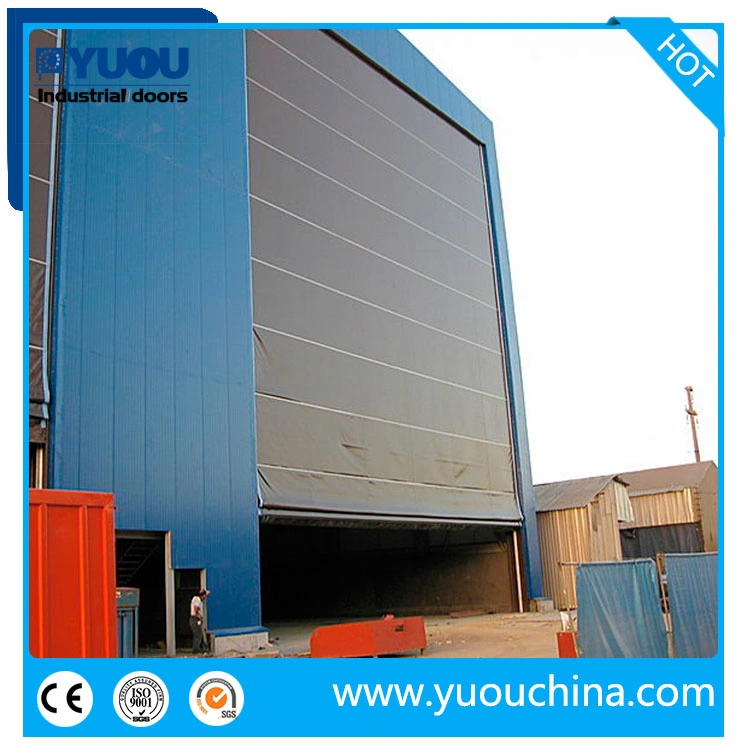 PVC Fabric Rolling Folding Stacking Flexible Shutter Mega Hangar Door