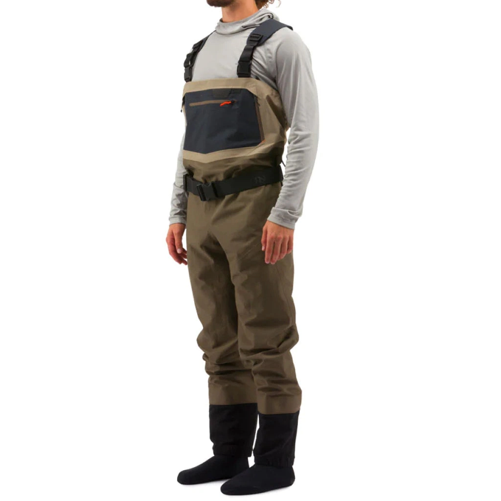 Waterproof & Breathable Chest Fishing Waders Lightweight Bootfoot