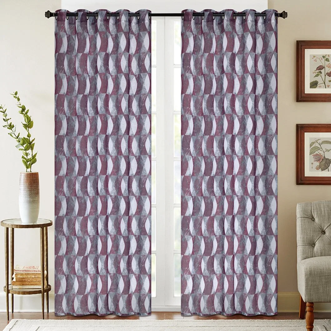 2024 New Factory Custom Printed Window Curtain Ready Made Curtins for Living Room Bedroom Door