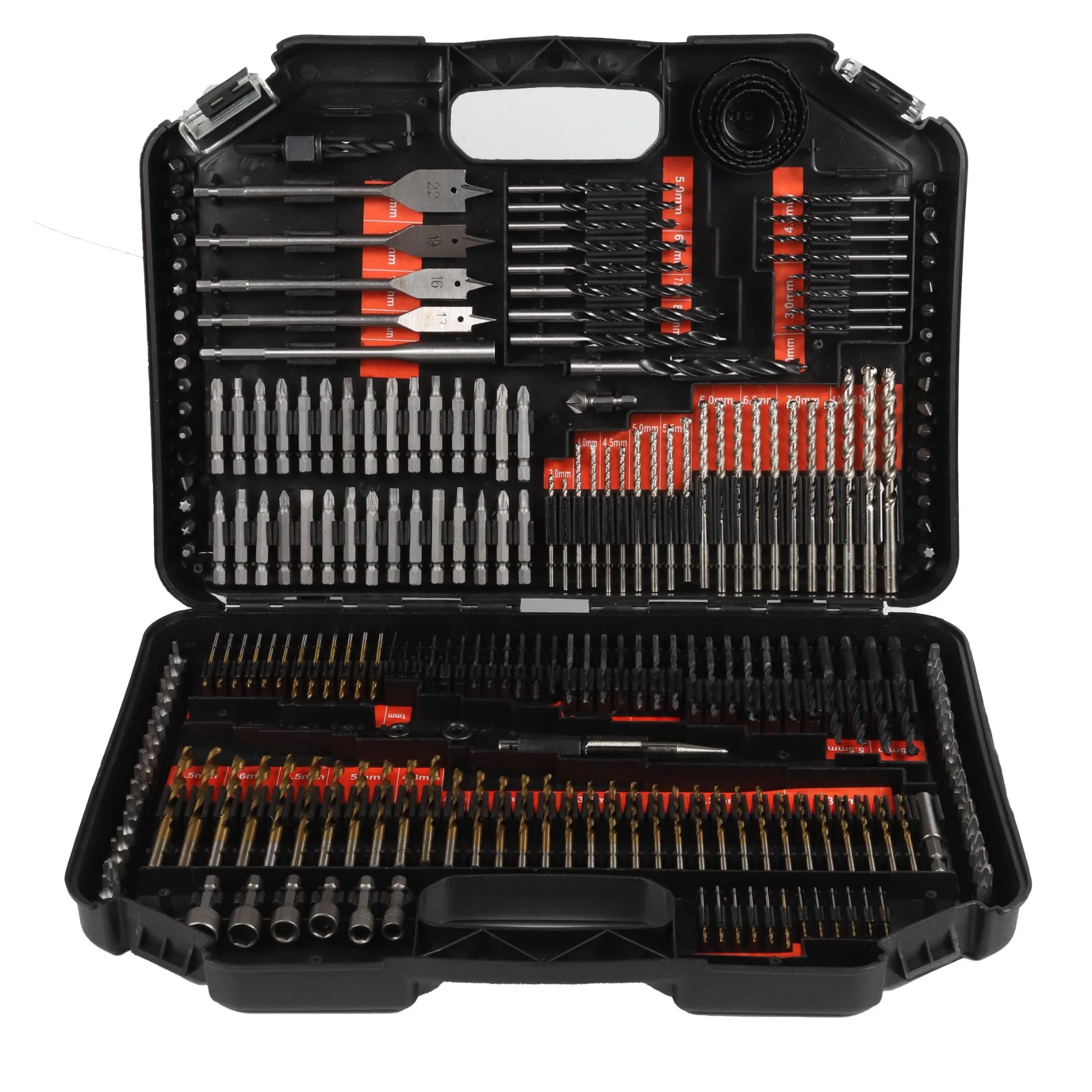 مجموعة بت الثقب الخشبية HSS 246PCS Twist Drill Bit.